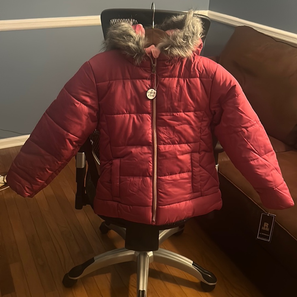 Rothchild Little Girl Hooded Puffer Jacket Small (7/8) New